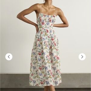 Doen Benoit Dress In Ivory Rose